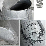 Arrosoir Vintage Métal Galvanisé