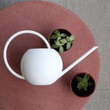 arrosoir blanc metal