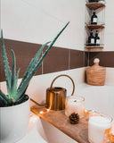 arrosoir doré design