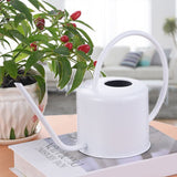 petit arrosoir en métal blanc