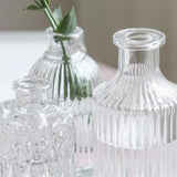 Vase flacon en verre