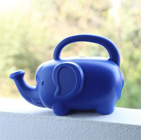 arrosoir éléphant bleu