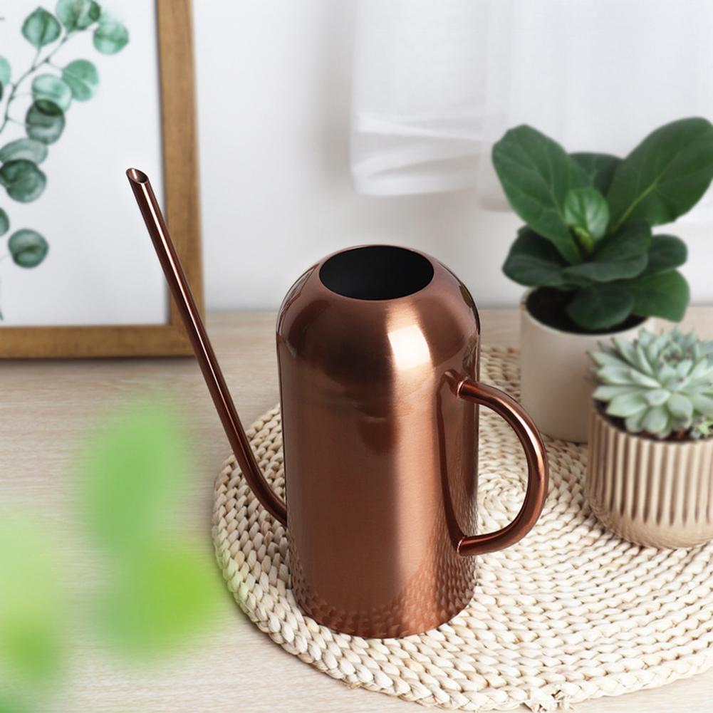 Arrosoir Acier Inoxydable 400 Ml Bec Long – Design Moderne Minimaliste Pour Plantes D’Intérieur Et Balcon