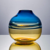 vase bleu ambré