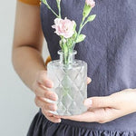 vase flacon en verre