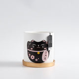 pot de fleur japonais chat