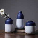 vase en porcelaine bleu