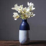 vase bleu blanc