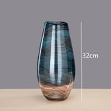 Vase Design bleu