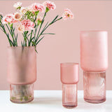 vase bouquet de fleurs rose